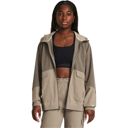 Brown - Lifestyle - Under Armour Womens-Ladies Sport Jacket
