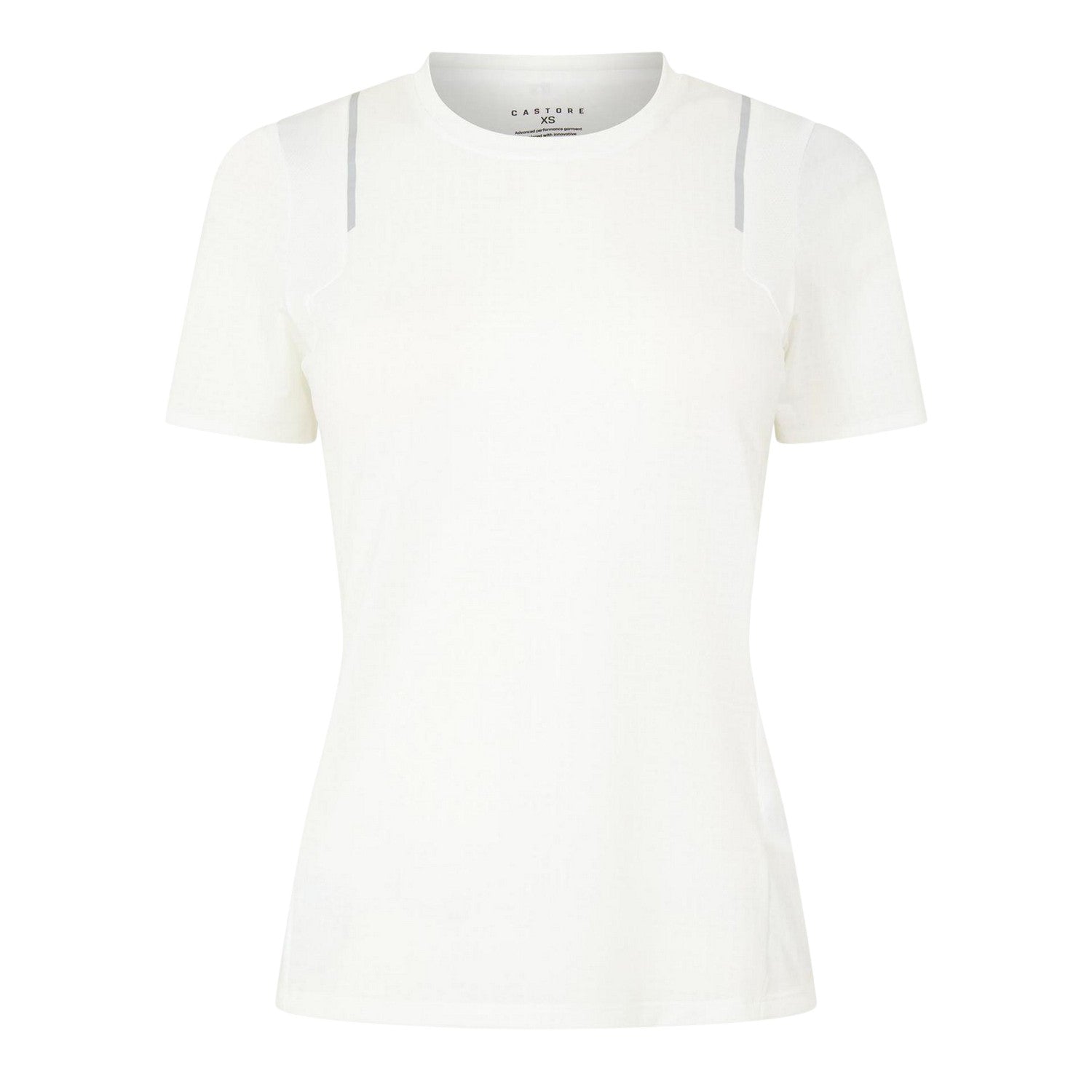 Brilliant White - Front - Castore Womens-Ladies Aeromesh Reflective Detail T-Shirt