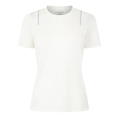 Brilliant White - Front - Castore Womens-Ladies Aeromesh Reflective Detail T-Shirt