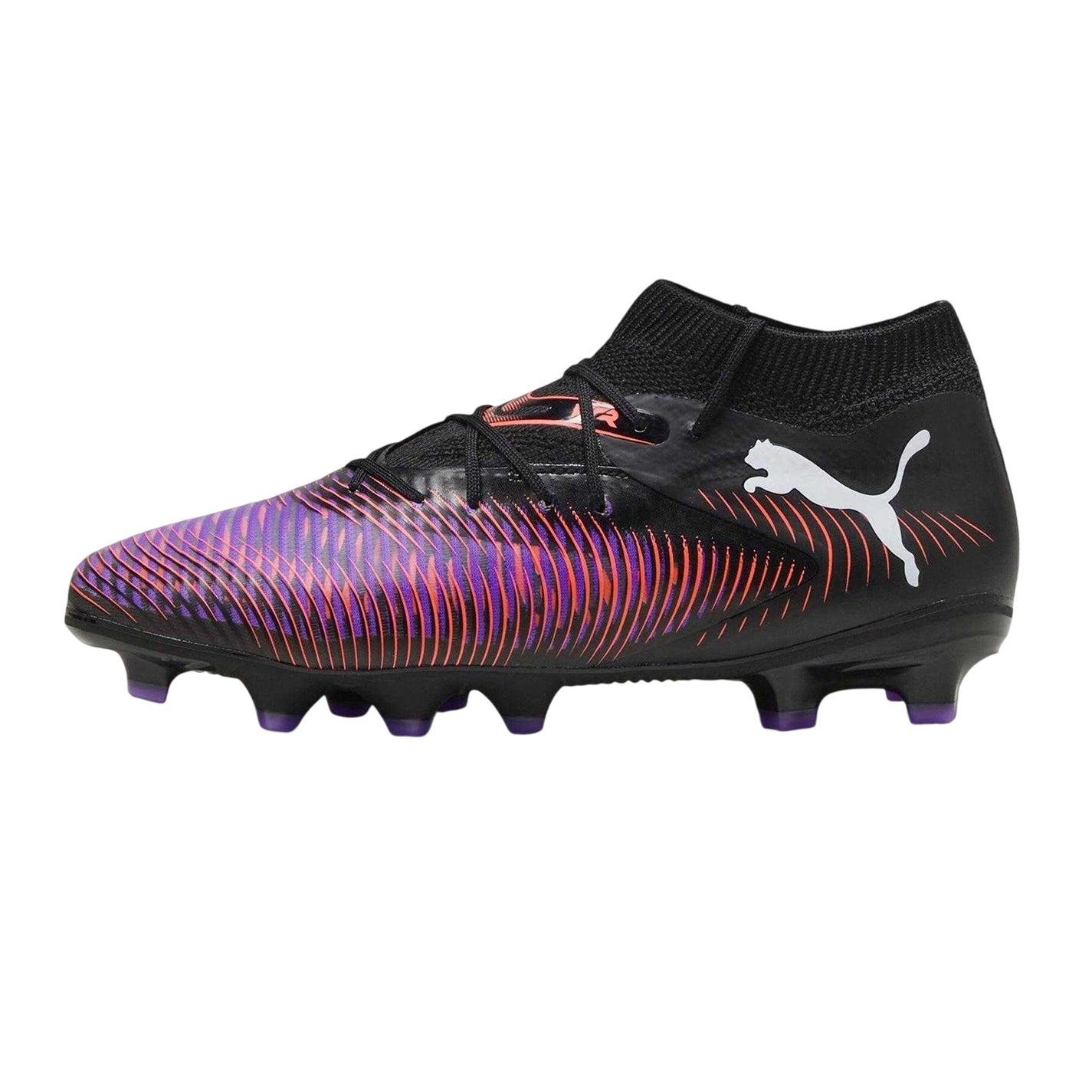 Puma Black - Side - Puma Childrens-Kids Future 8 Pro Tailored Firm Ground Football Boots