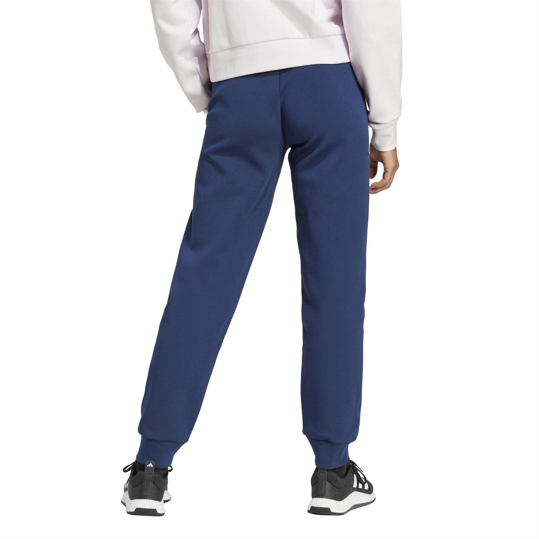 Collegiate Navy - Back - Adidas Womens-Ladies Olympic Poland Tracksuit Bottoms