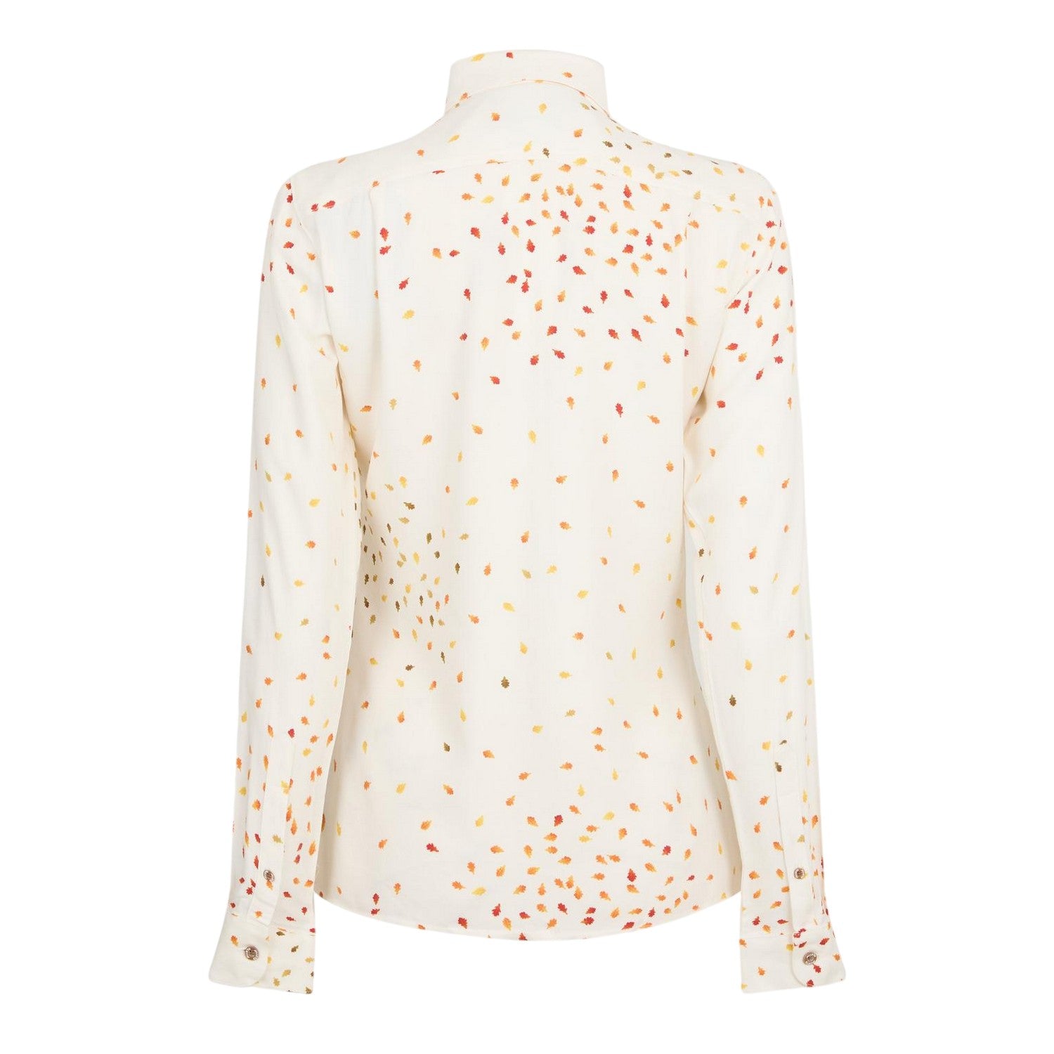 Cream - Back - Musto Womens-Ladies Leaf Formal Shirt