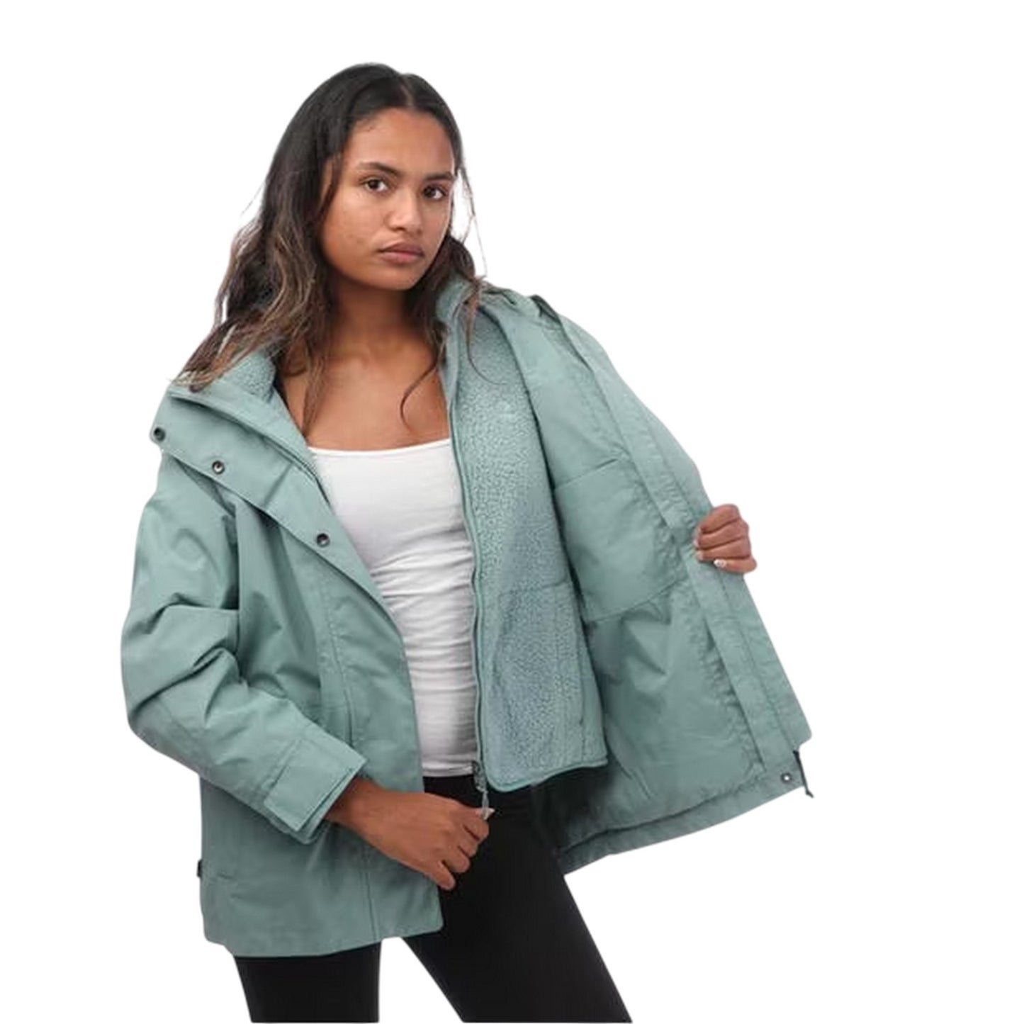 Apple - Side - Timberland Womens-Ladies Benton 3 in 1 Jacket