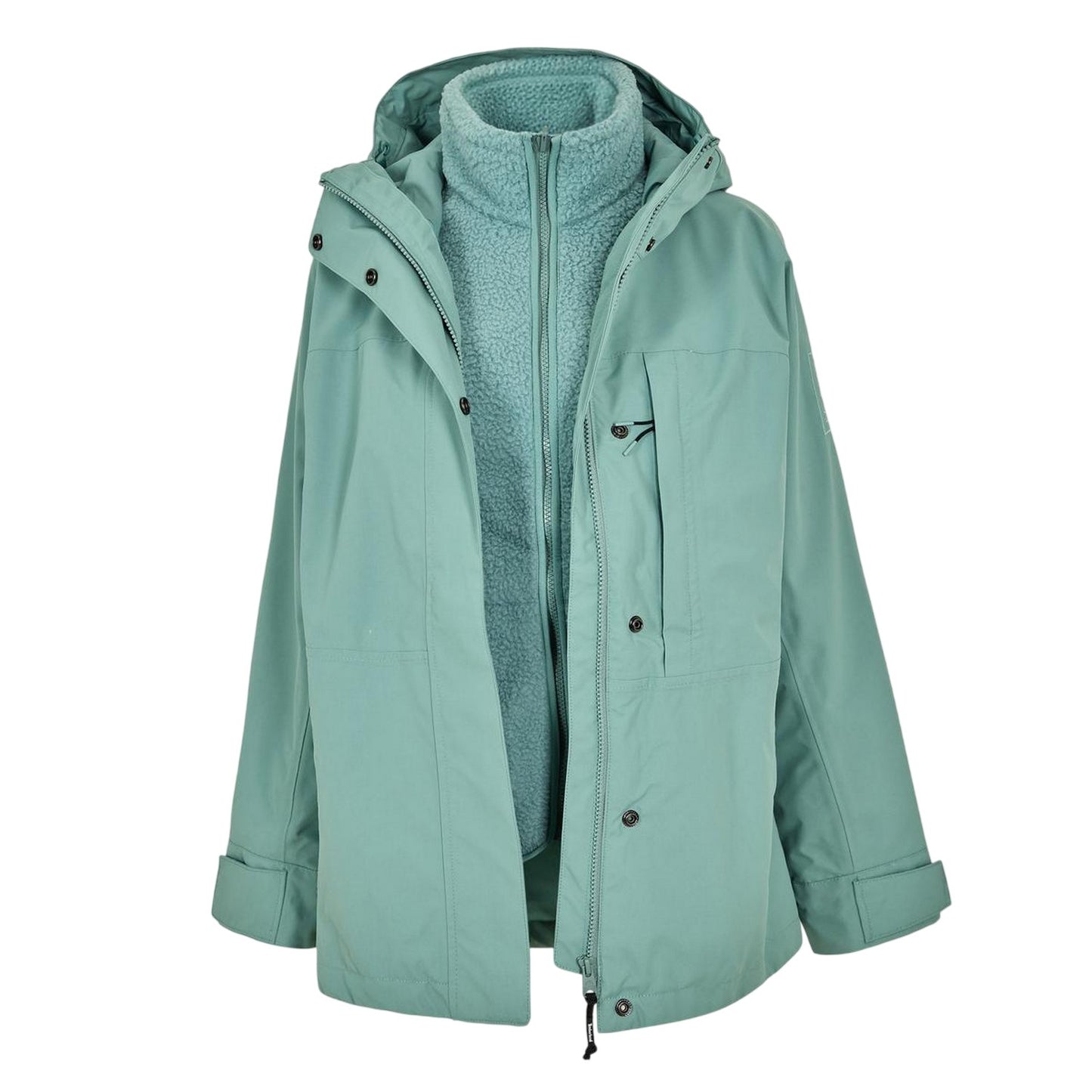 Apple - Front - Timberland Womens-Ladies Benton 3 in 1 Jacket