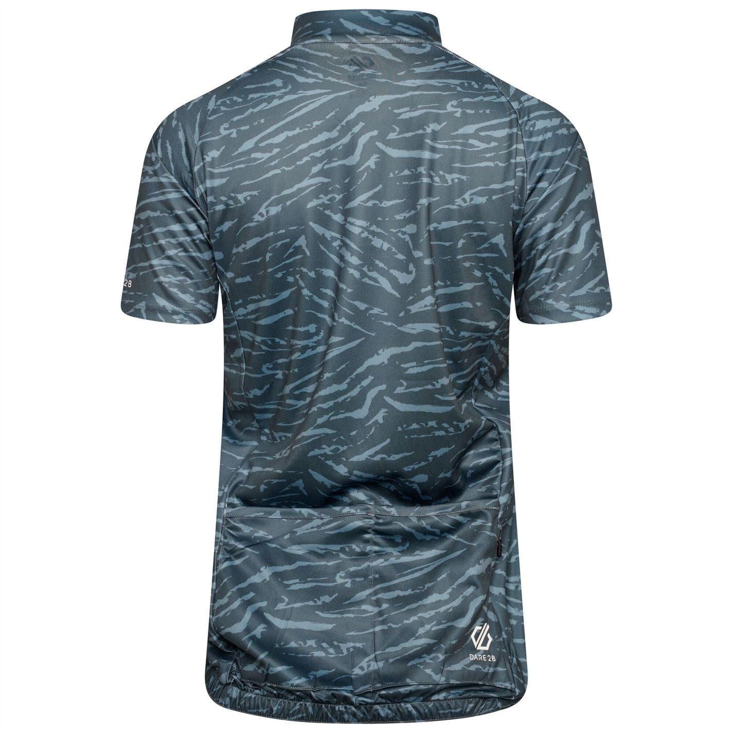 Orion-Grey-Orange Tiger - Back - Dare 2B Womens-Ladies Persist All-Over Print Cycling Jersey