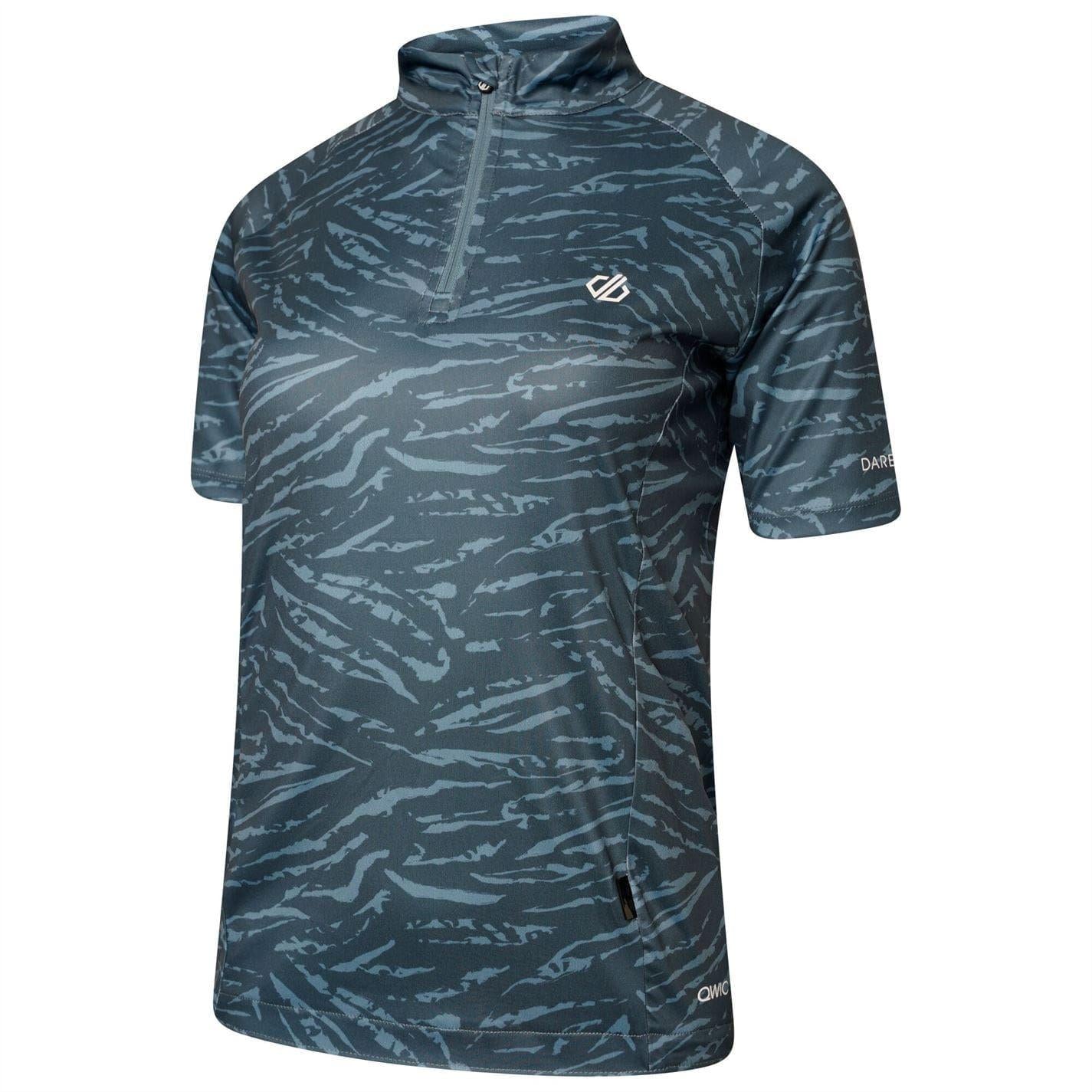 Orion-Grey-Orange Tiger - Side - Dare 2B Womens-Ladies Persist All-Over Print Cycling Jersey