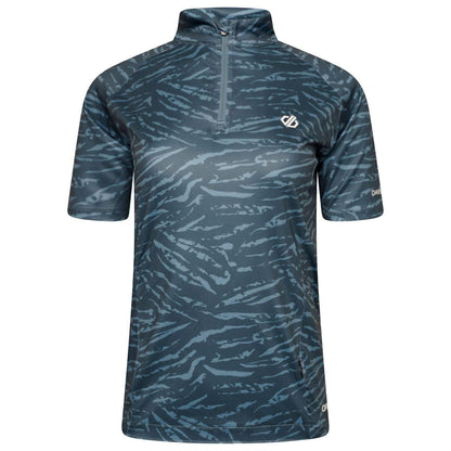 Orion-Grey-Orange Tiger - Front - Dare 2B Womens-Ladies Persist All-Over Print Cycling Jersey