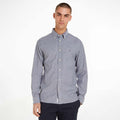 Blue - Side - Tommy Hilfiger Mens Core 1985 Flex Oxford Shirt