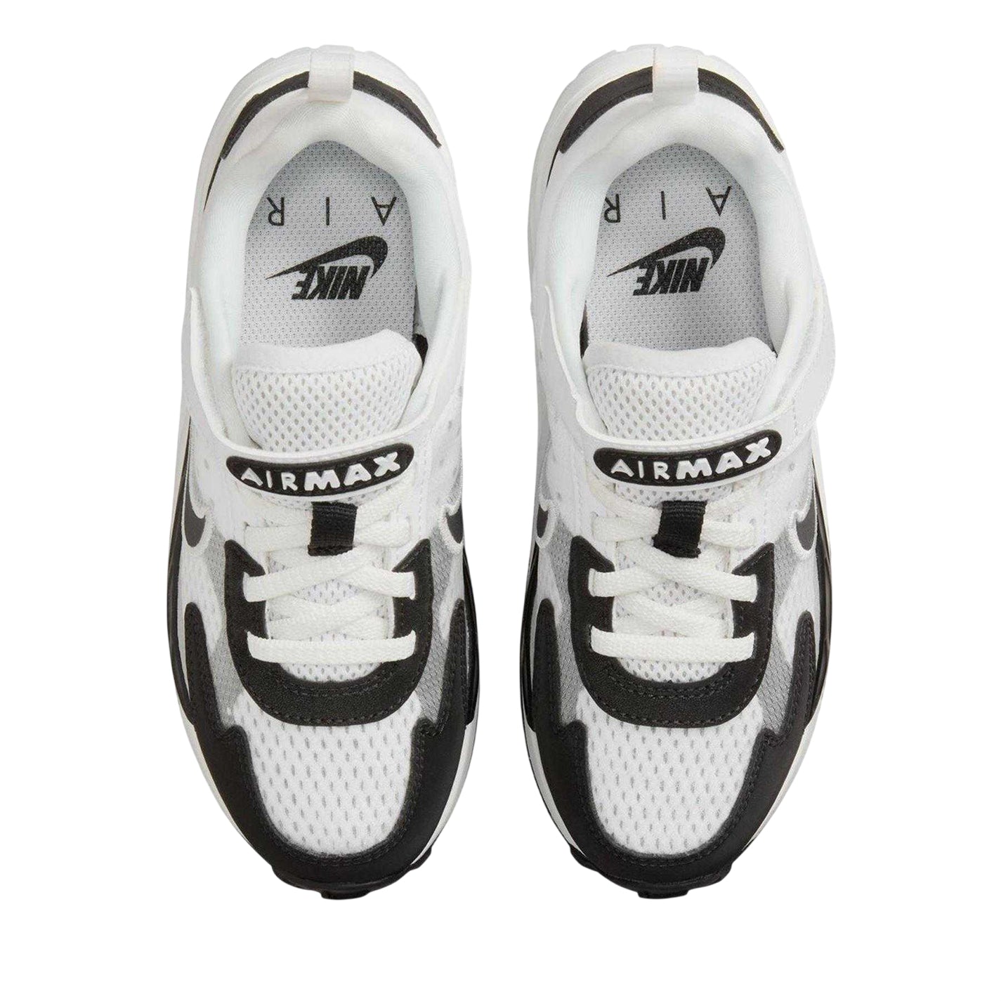 White-Black-Purple - Lifestyle - Nike Childrens-Kids Air Max Lace Up Trainers