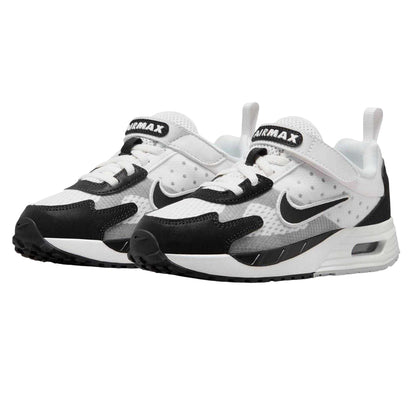 White-Black-Purple - Pack Shot - Nike Childrens-Kids Air Max Lace Up Trainers