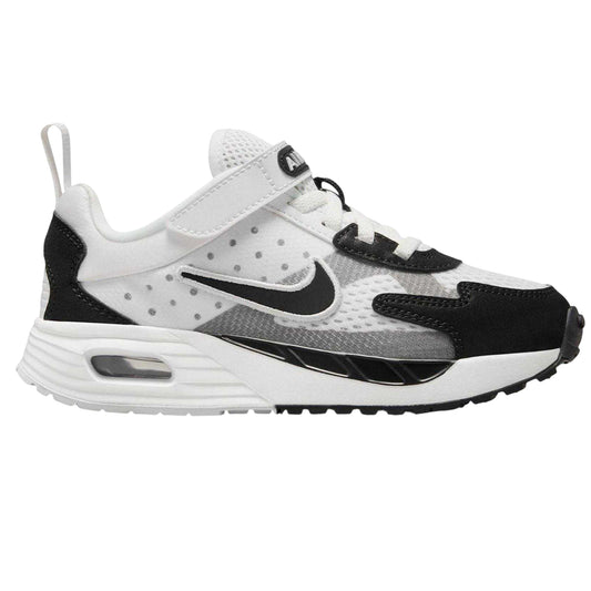 White-Black-Purple - Front - Nike Childrens-Kids Air Max Lace Up Trainers