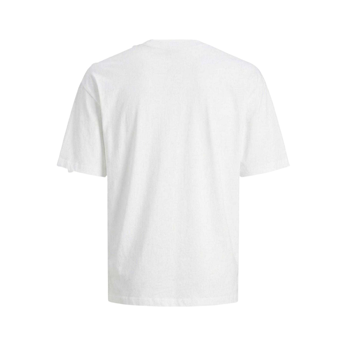 White - Back - Jack And Jones Mens Bradley T-Shirt