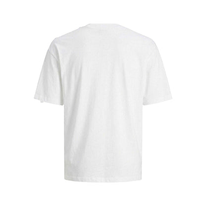White - Back - Jack And Jones Mens Bradley T-Shirt