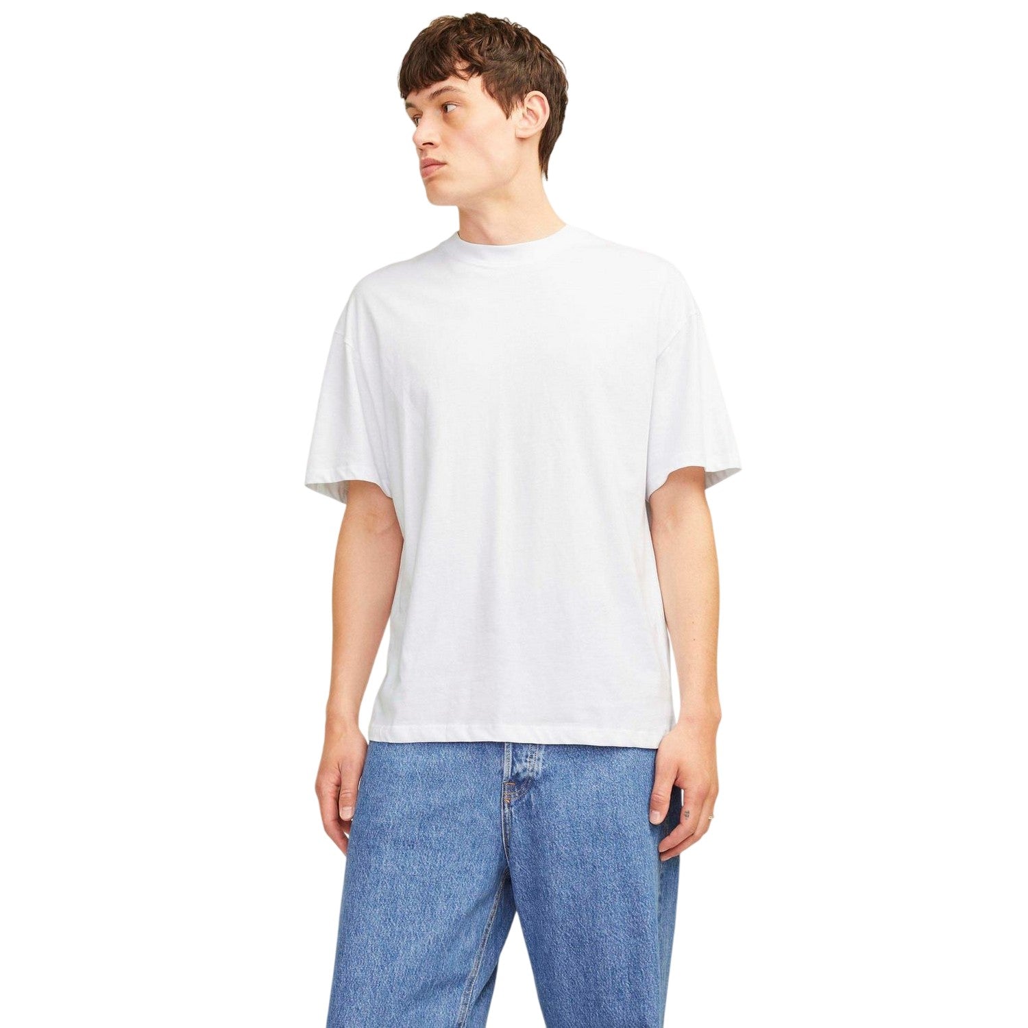 Black - Back - Jack And Jones Mens Bradley T-Shirt (Pack of 2)