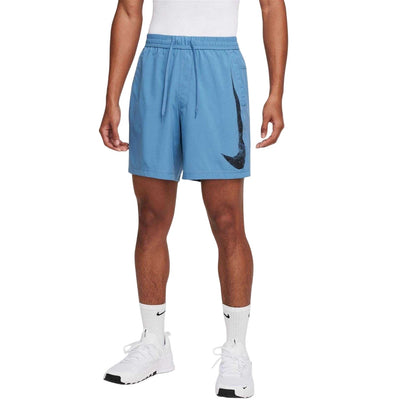 Aegean Blue - Lifestyle - Nike Mens Form Swoosh Dri-FIT Shorts