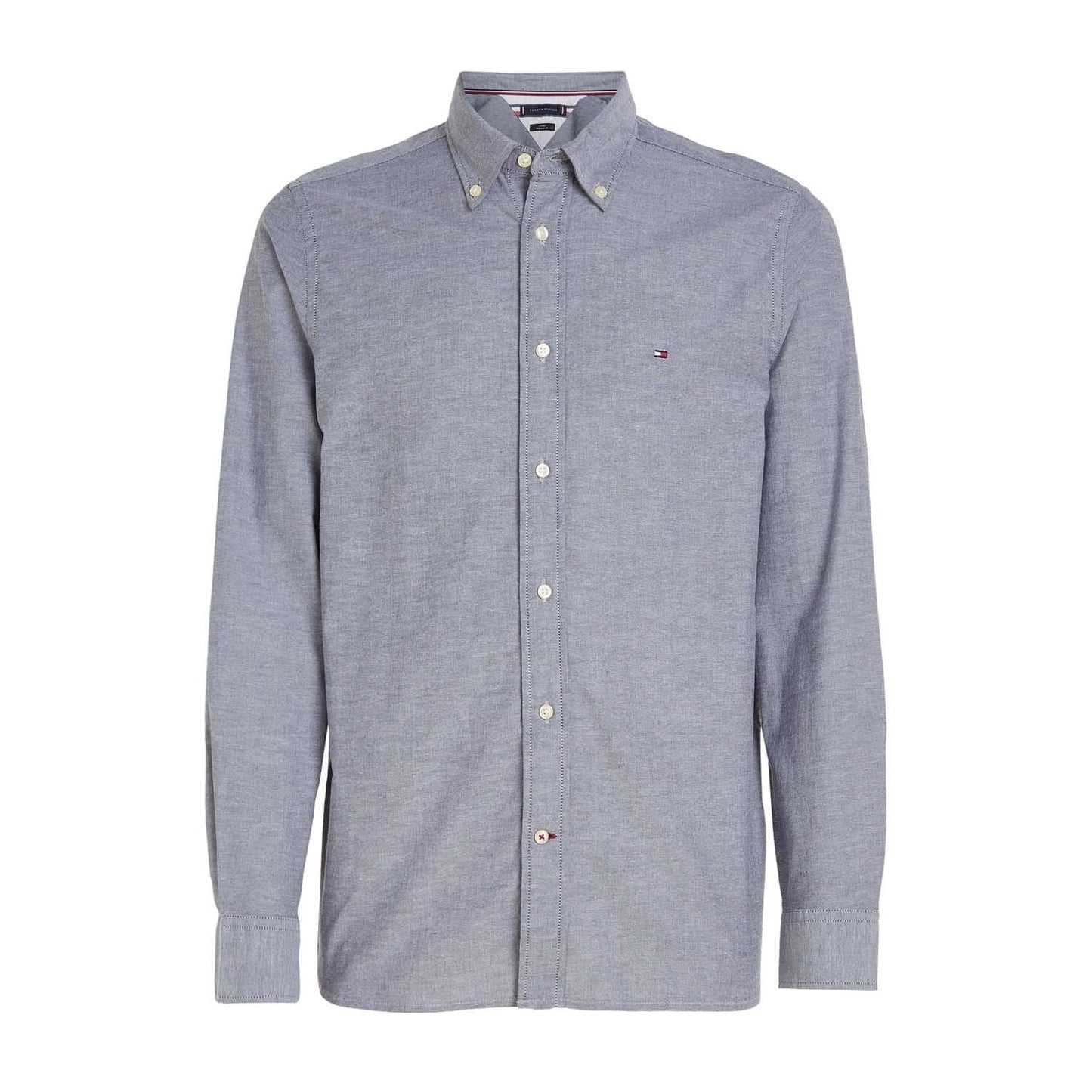 Blue - Front - Tommy Hilfiger Mens Core 1985 Flex Oxford Shirt