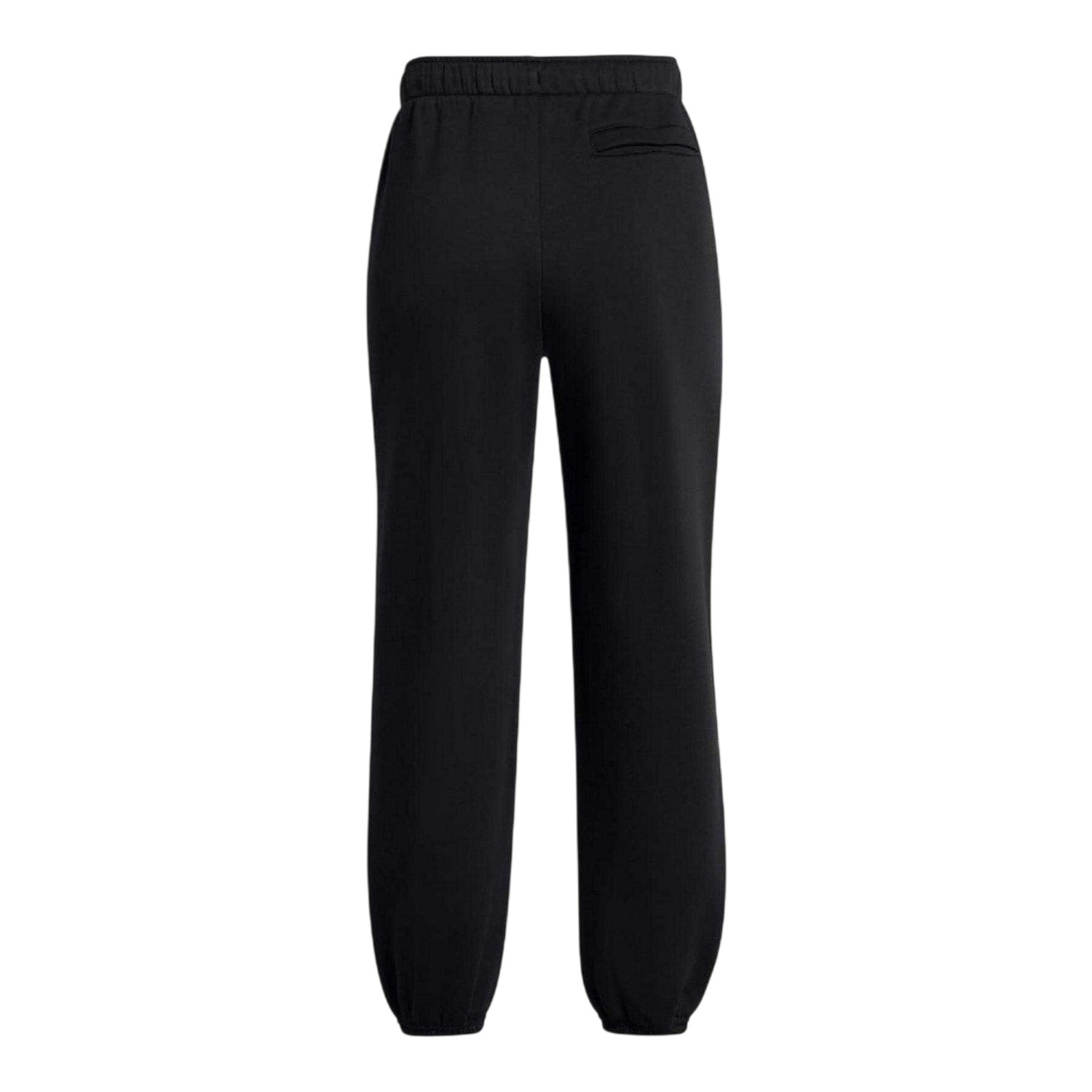 Black - Back - Under Armour Womens-Ladies Wordmark Oversized Jogging Bottoms
