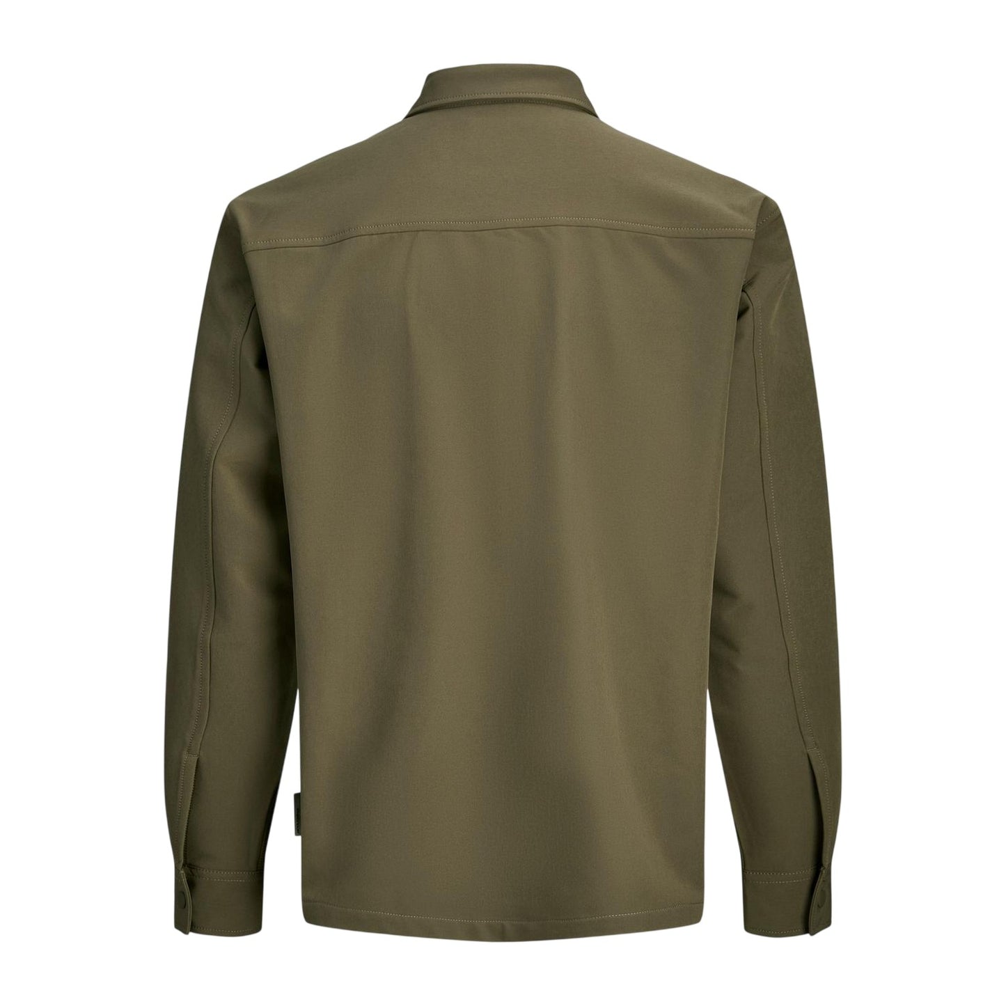 Crocodile - Back - Jack And Jones Mens Commute Solid Long-Sleeved Shirt