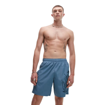 Blue - Lifestyle - Lacoste Mens Logo Swimming Trunks