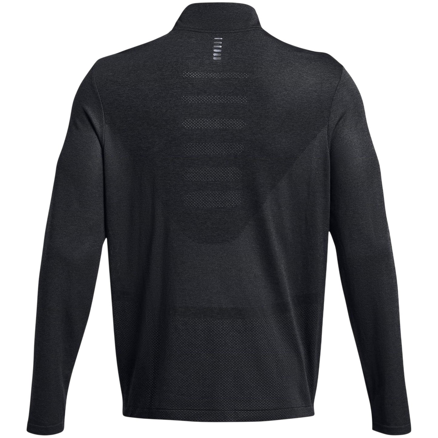 Grey - Back - Under Armour Mens Stride Quarter Zip Top