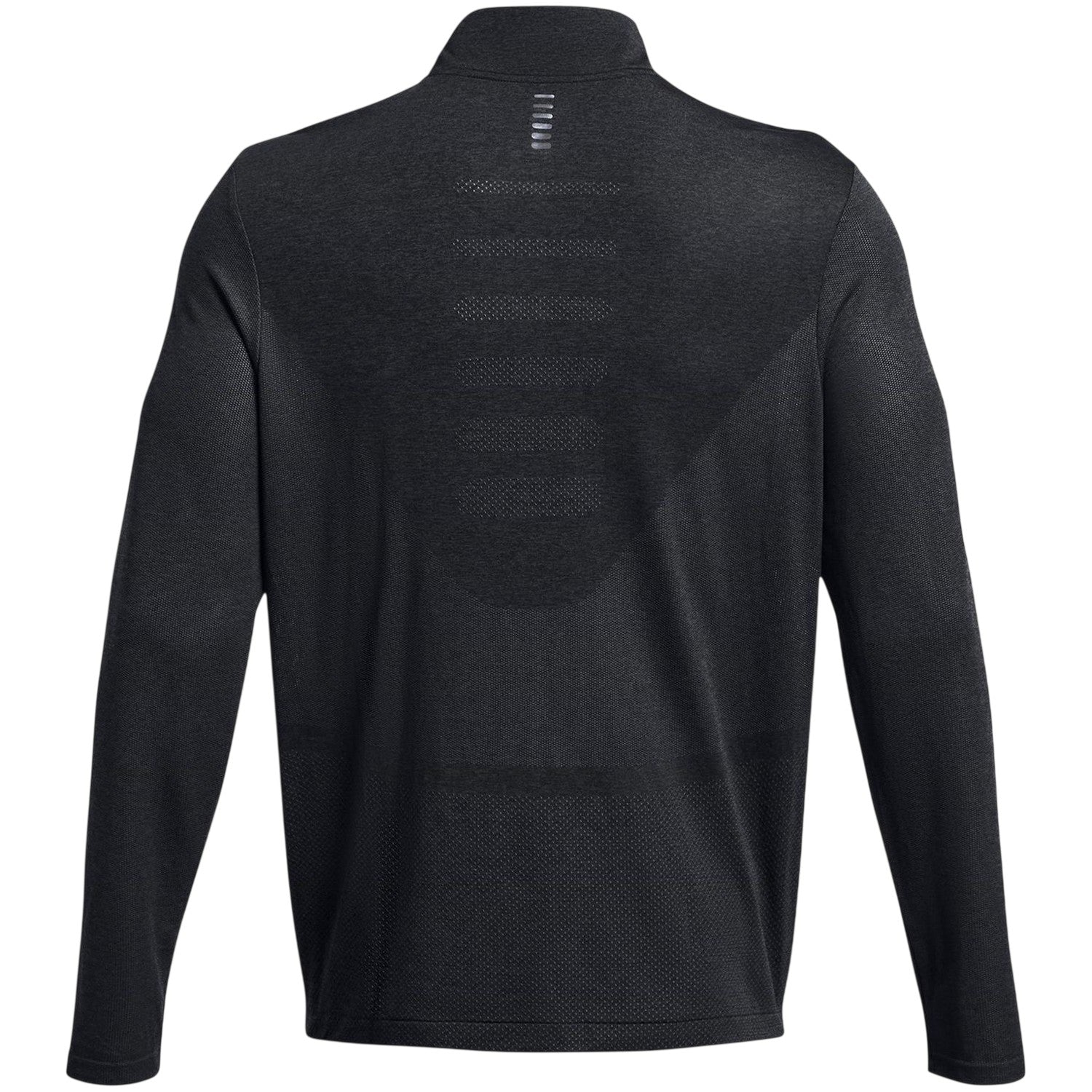 Grey - Back - Under Armour Mens Stride Quarter Zip Top
