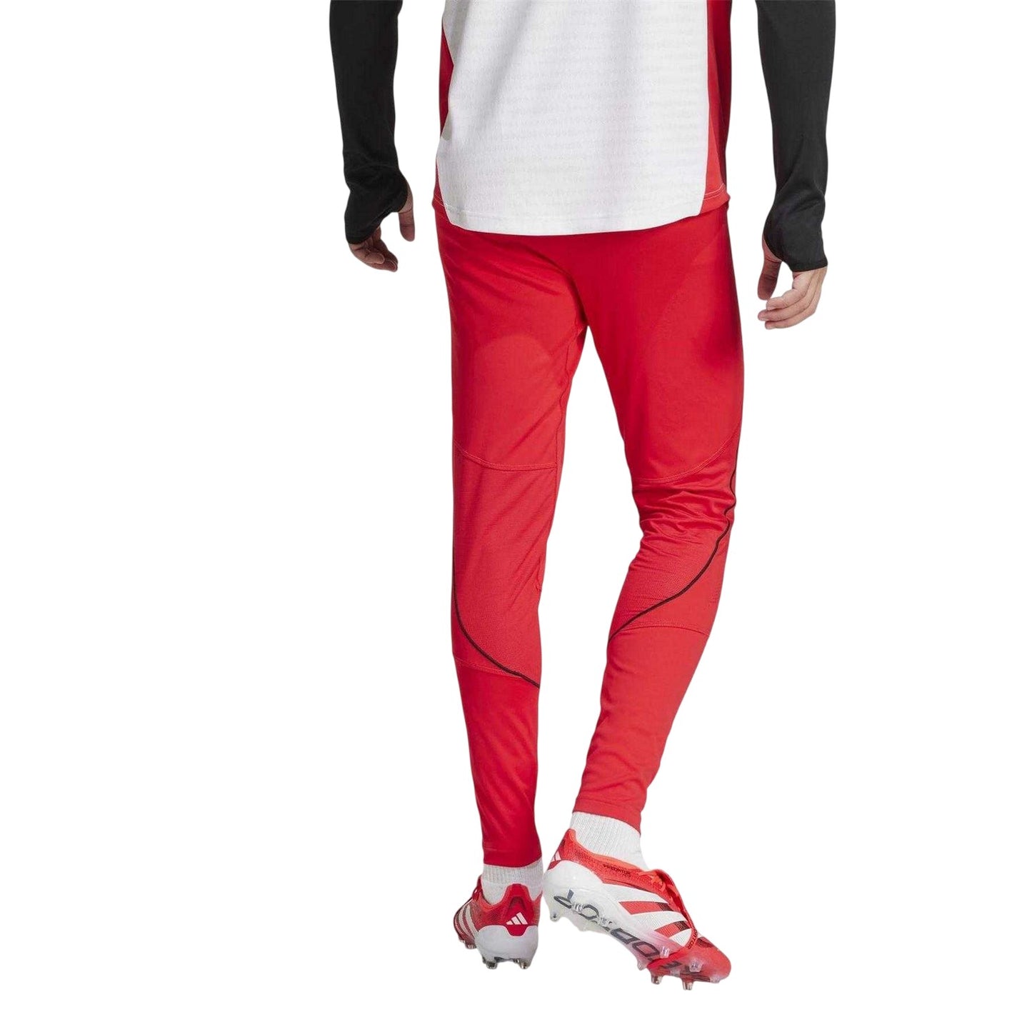 Ruby Red - Back - Adidas Mens Tiro 25 Pro Training Tracksuit Bottoms