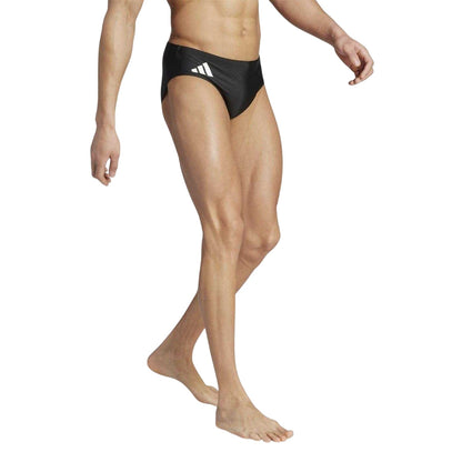 Black-White - Lifestyle - Adidas Mens Logo Swimming Trunks