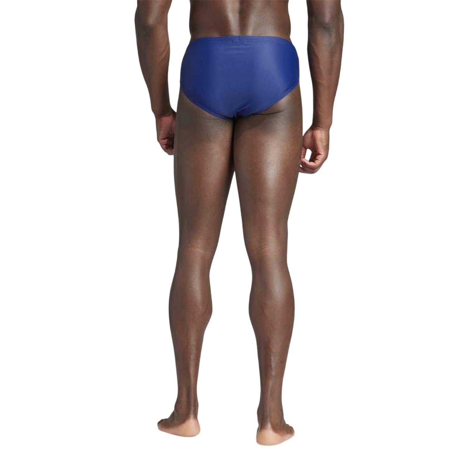 Navy - Back - Adidas Mens Logo Swimming Trunks