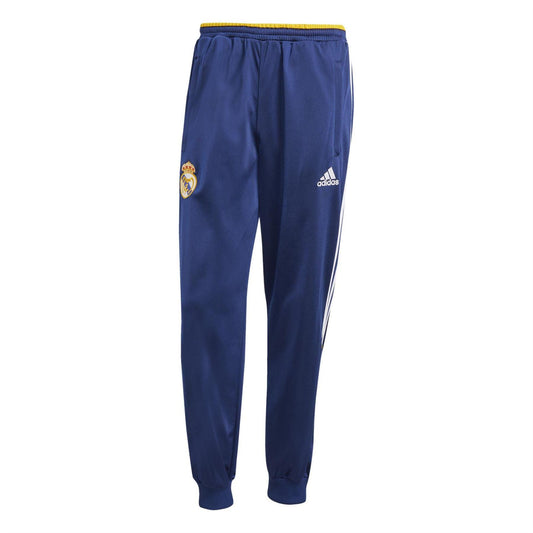 Dark Blue - Front - Adidas Mens Real Madrid CF Tracksuit Bottoms