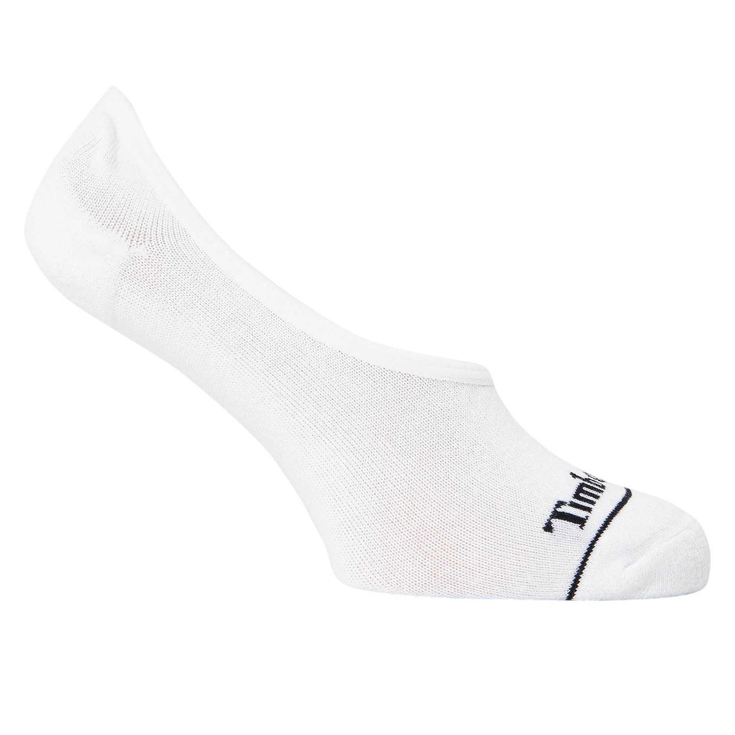 White - Front - Timberland Mens Cotton Blend Liner Socks (Pack of 3)