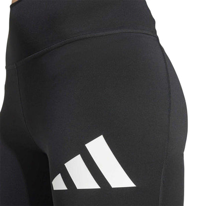 Black-White - Side - Adidas Womens-Ladies Train Essentials Leggings