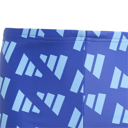 Lucid Blue - Lifestyle - Adidas Boys Geometric Swimming Trunks