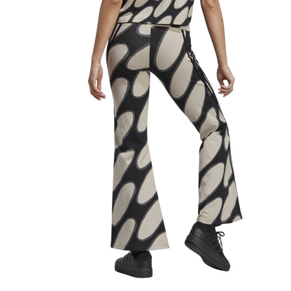 Light Brown-Black-Grey - Back - Adidas Womens-Ladies Marimekko Future Icons Leggings