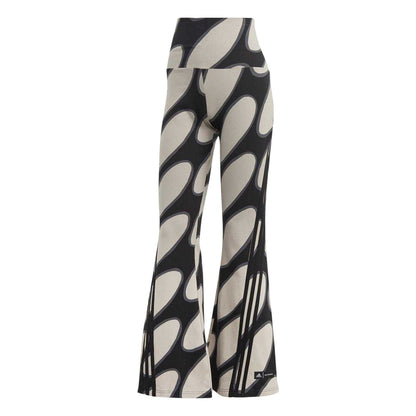 Light Brown-Black-Grey - Front - Adidas Womens-Ladies Marimekko Future Icons Leggings