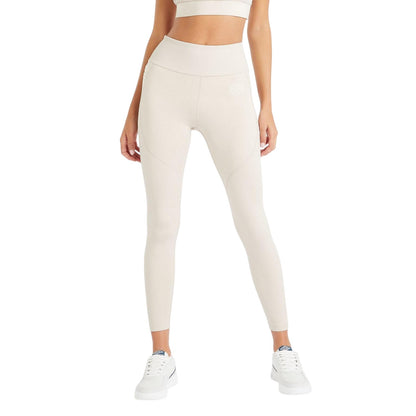 Silver Grey - Front - Umbro Womens-Ladies Pro Training Snug Fit 7-8 Leggings
