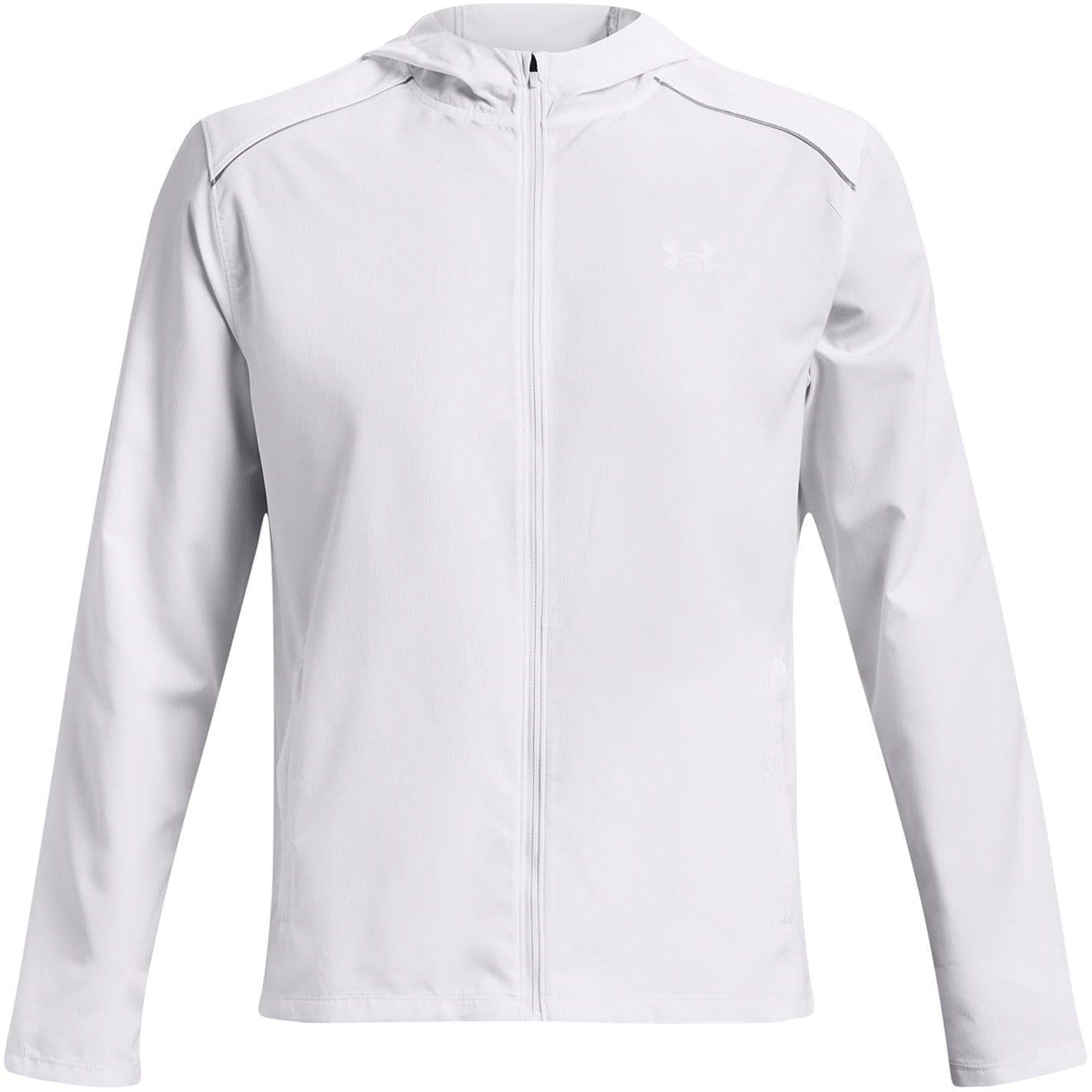 White - Front - Under Armour Mens Storm Hooded Jacket