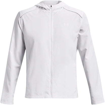 White - Front - Under Armour Mens Storm Hooded Jacket