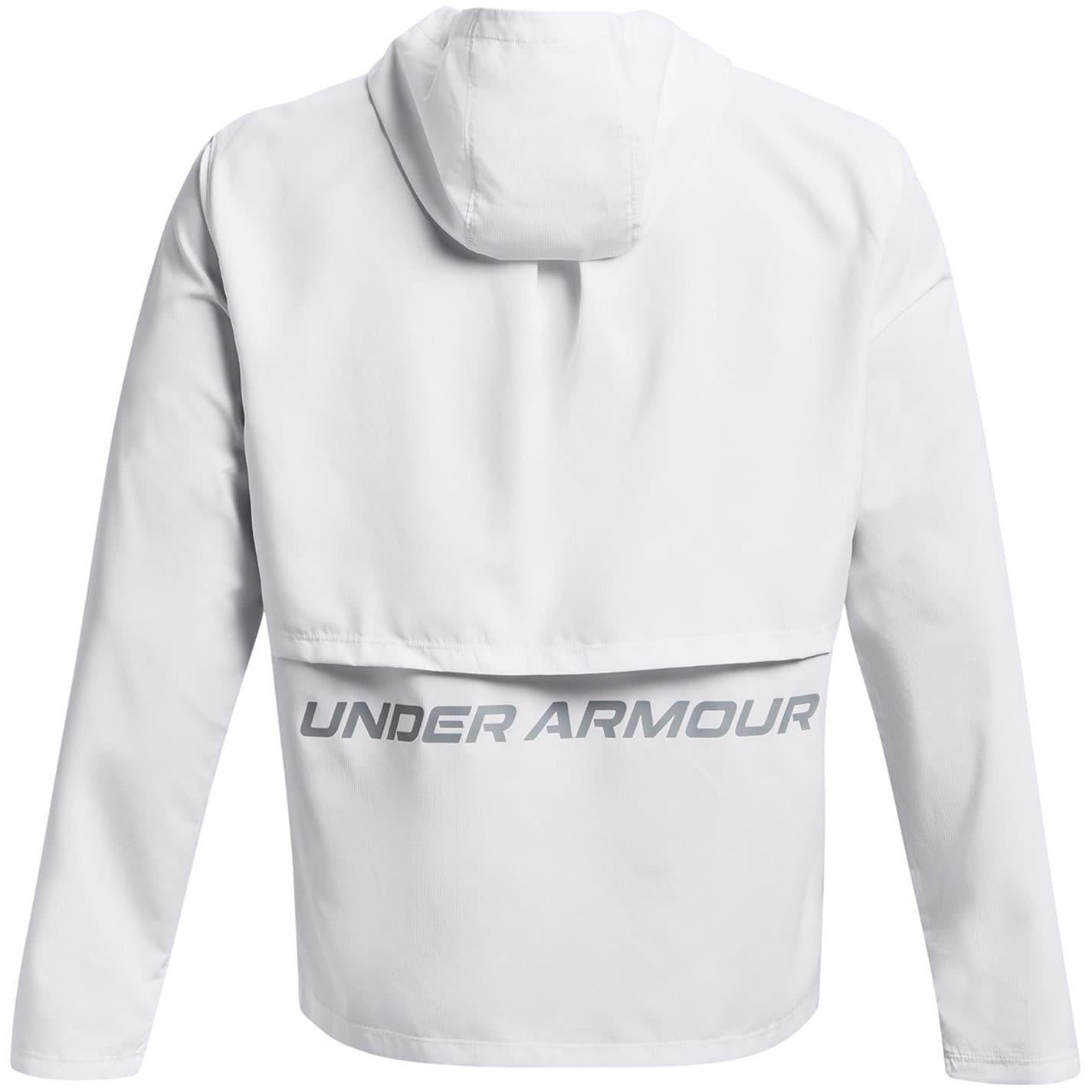 White - Back - Under Armour Mens Storm Hooded Jacket
