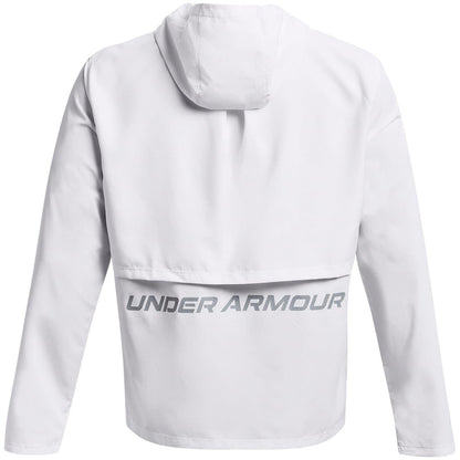 White - Back - Under Armour Mens Storm Hooded Jacket