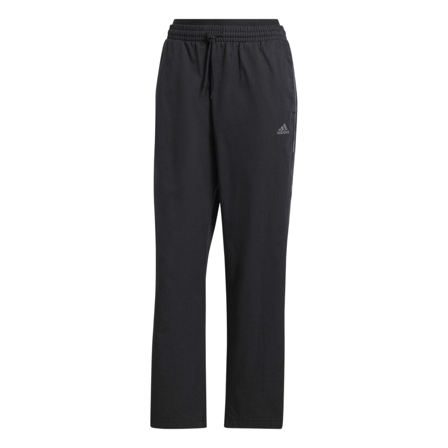 Black - Front - Adidas Womens-Ladies Essentials Striped Camo Trousers