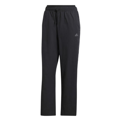 Black - Front - Adidas Womens-Ladies Essentials Striped Camo Trousers