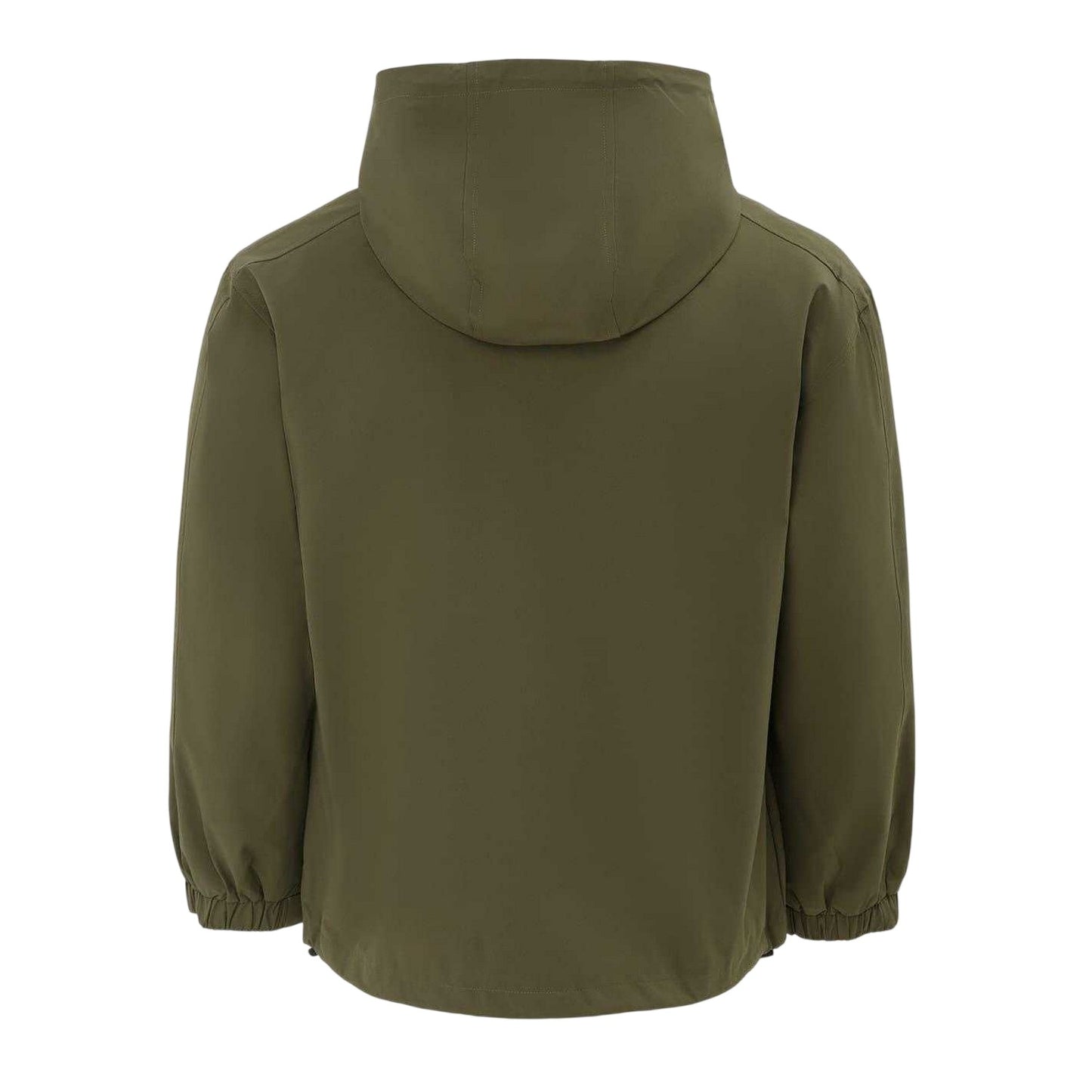 Army Green - Back - Firetrap Mens Lightweight Hooded Jacket