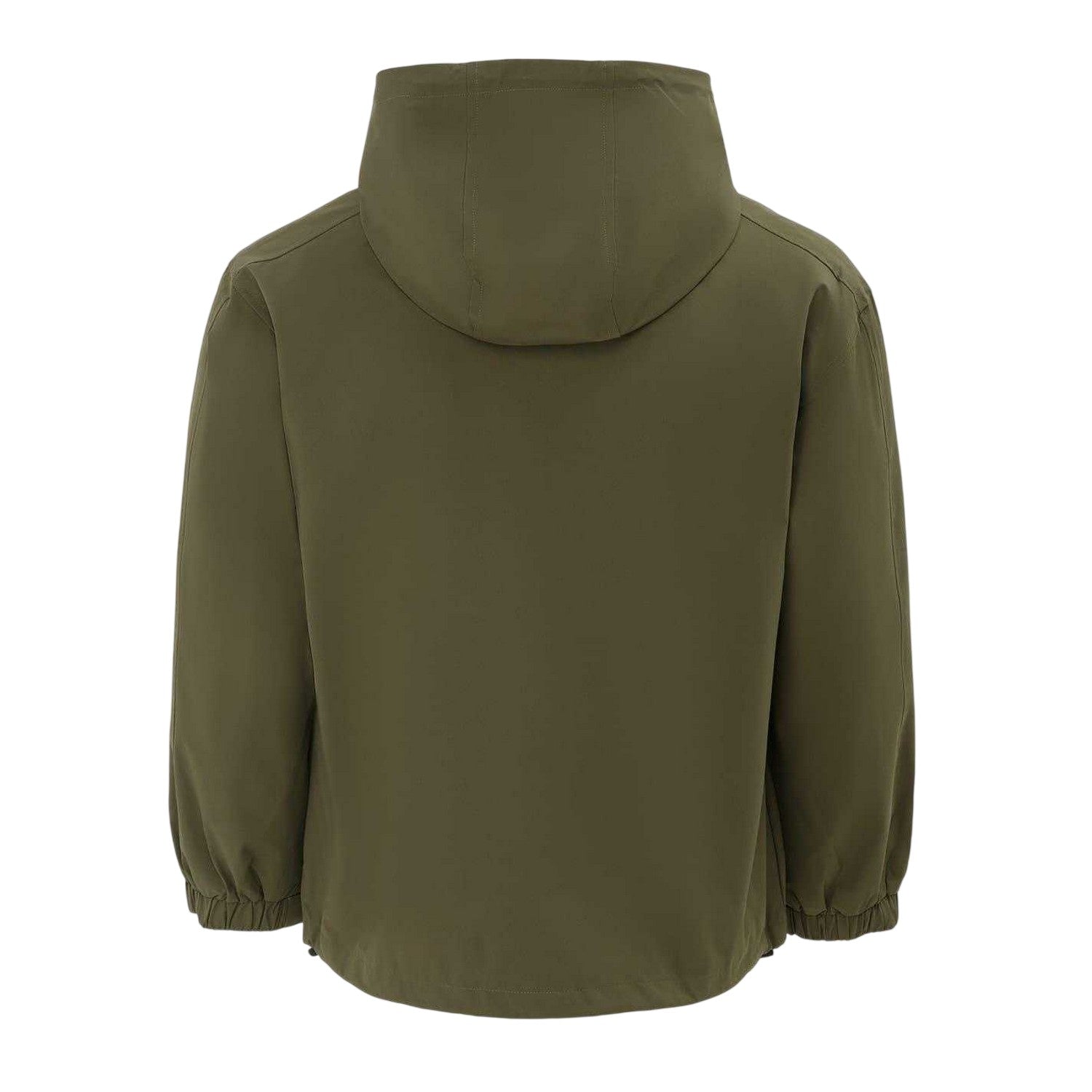 Army Green - Back - Firetrap Mens Lightweight Hooded Jacket
