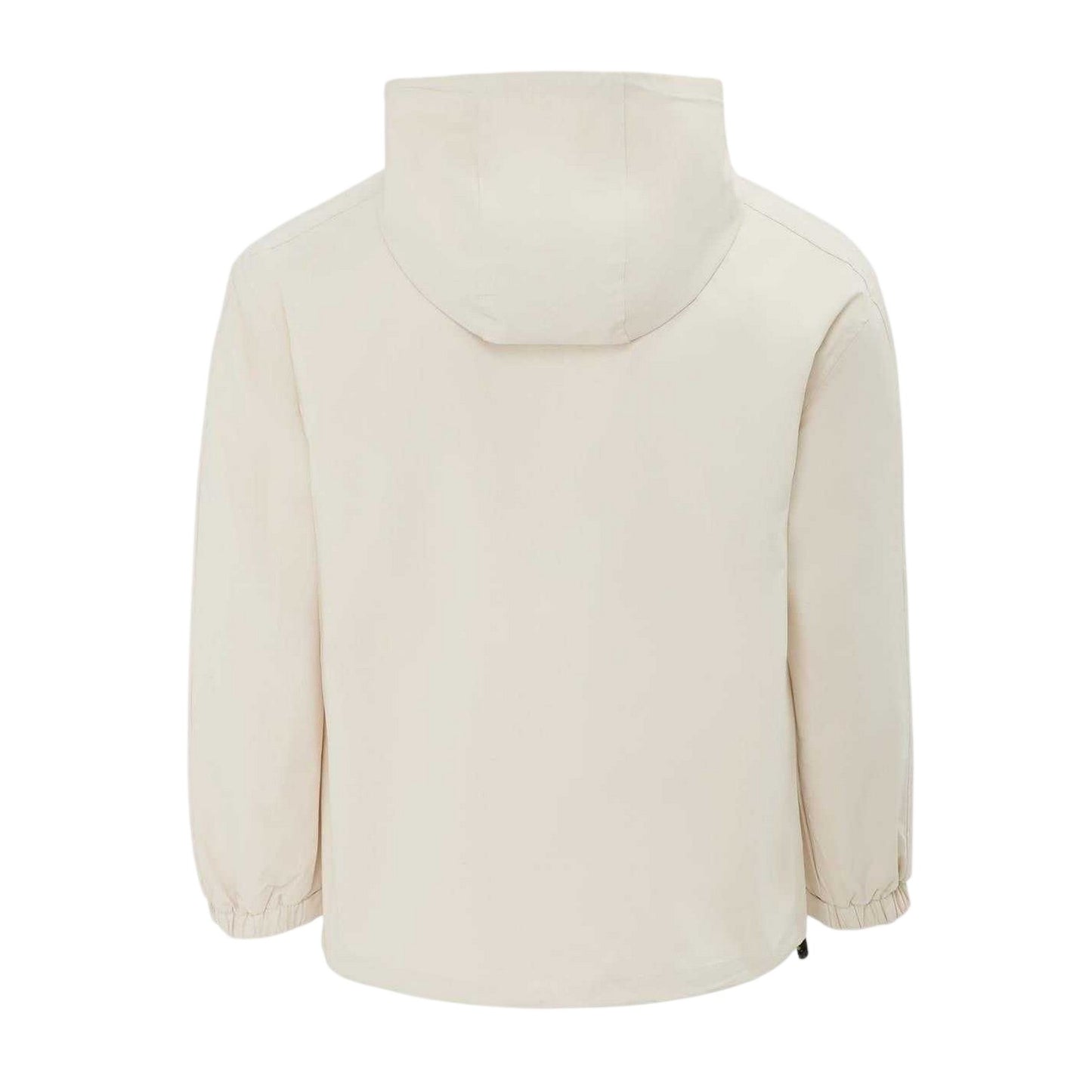 Beige - Back - Firetrap Mens Lightweight Hooded Jacket