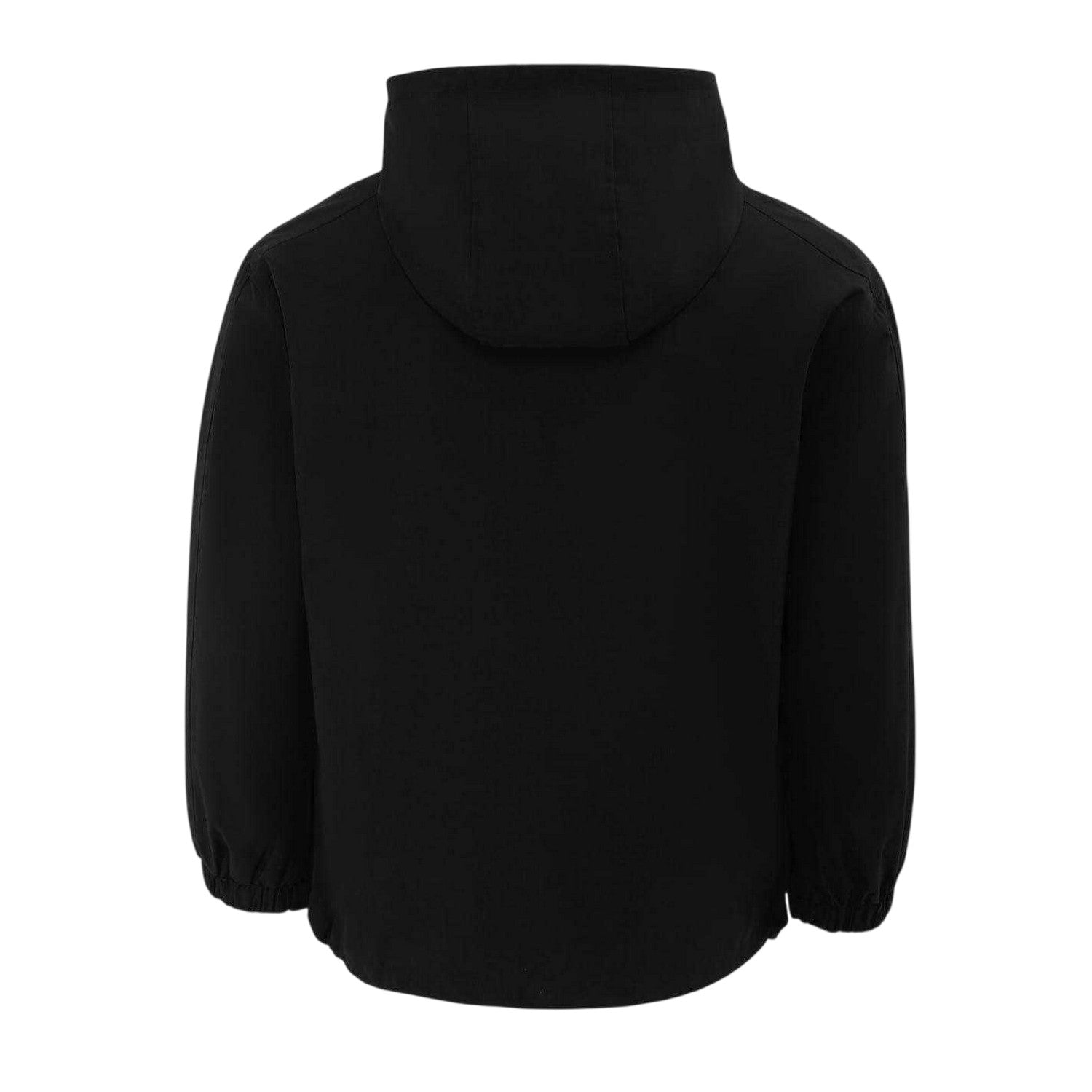 Black - Back - Firetrap Mens Lightweight Hooded Jacket