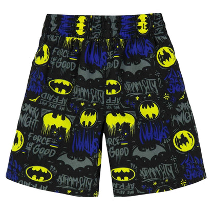 Blue-Black - Back - Batman Baby Boys All-Over Print Swim Shorts