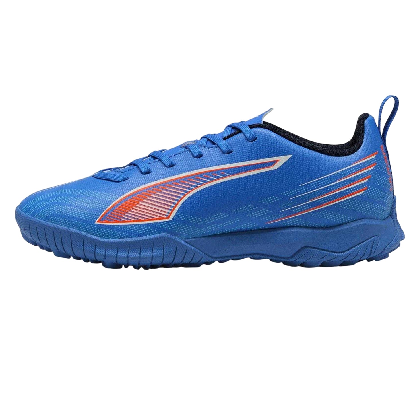 Blue-White - Side - Puma Childrens-Kids Ultra Match Football Boots