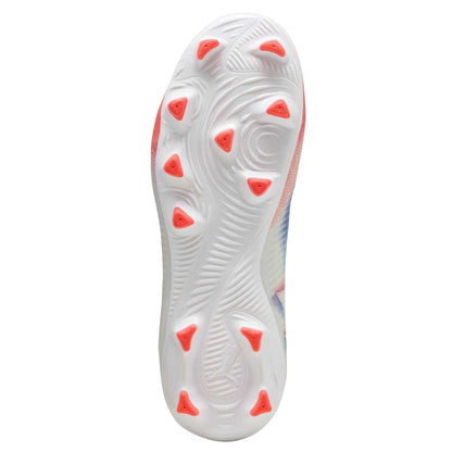 White-Black-Red - Back - Puma Childrens-Kids Future 8 Pro Artificial Ground Football Boots