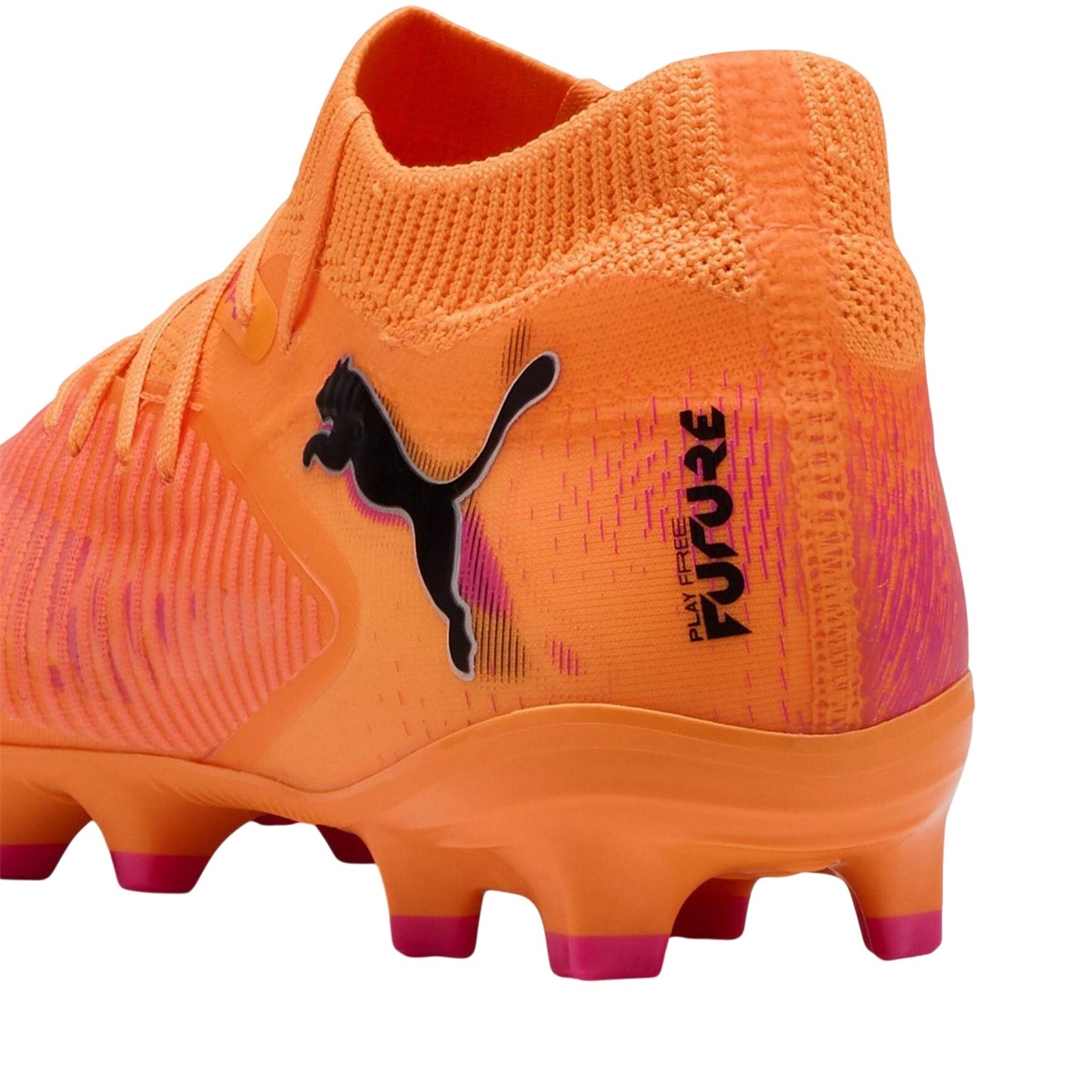 Orange-Black - Back - Puma Childrens-Kids Future 8 Pro Artificial Ground Football Boots