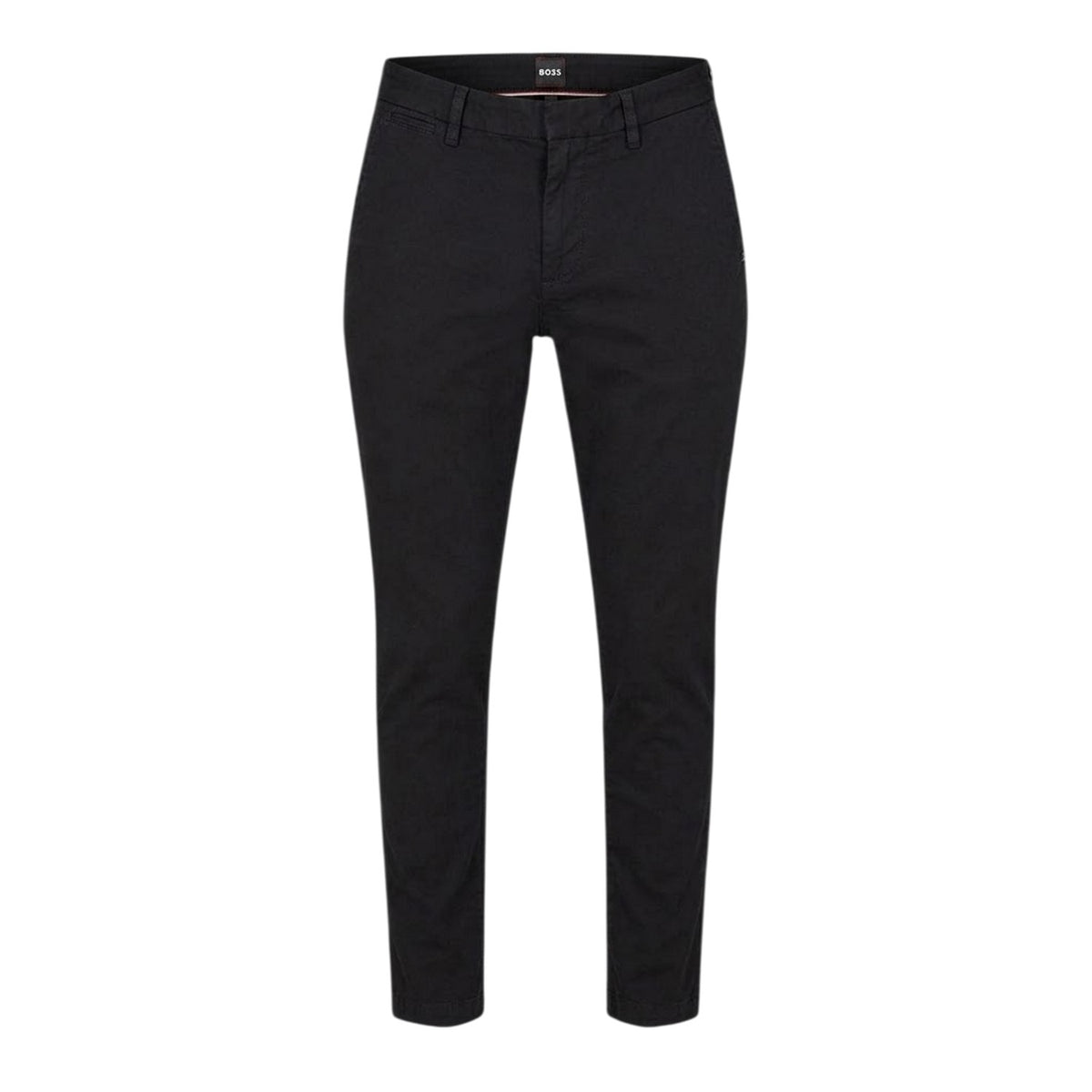 Black - Front - Boss Mens Kaito1 Slim Chinos